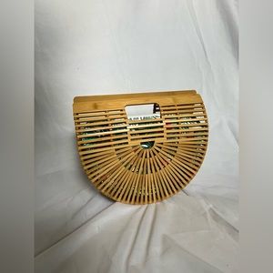 Bamboo bag with insert